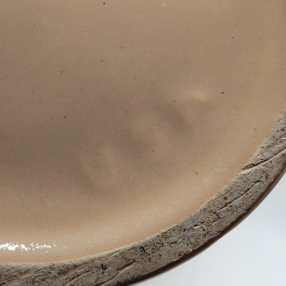 VTG Royal Haeger Footed Vase | 9" | Creamy Beige & Bluish Gray | Pottery - Picture 10 of 13